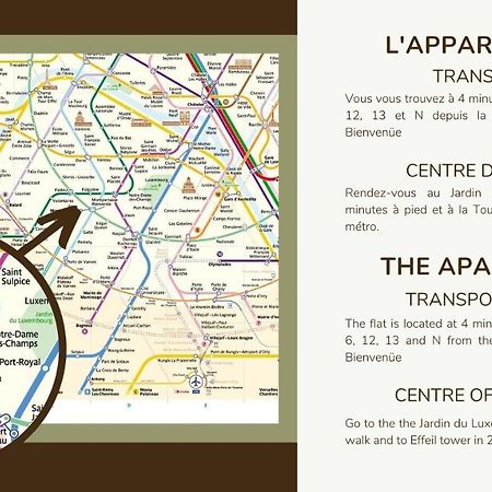 Prox.Gare Montparnasse-Galeries Lafayette! 4Pers. Apartman Párizs Kültér fotó
